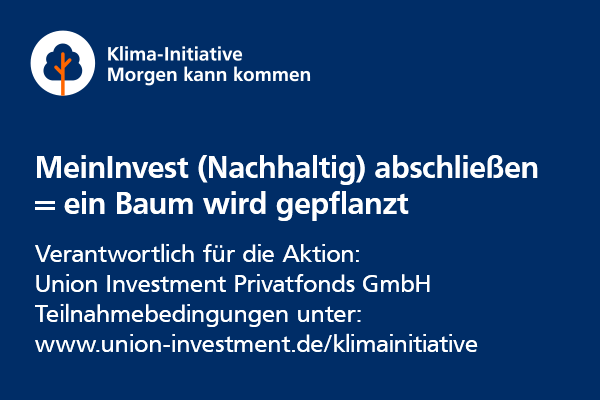 MeinInvest Nachhaltig Klimainitiative